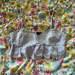 FOREVER 21 light blue crop top !